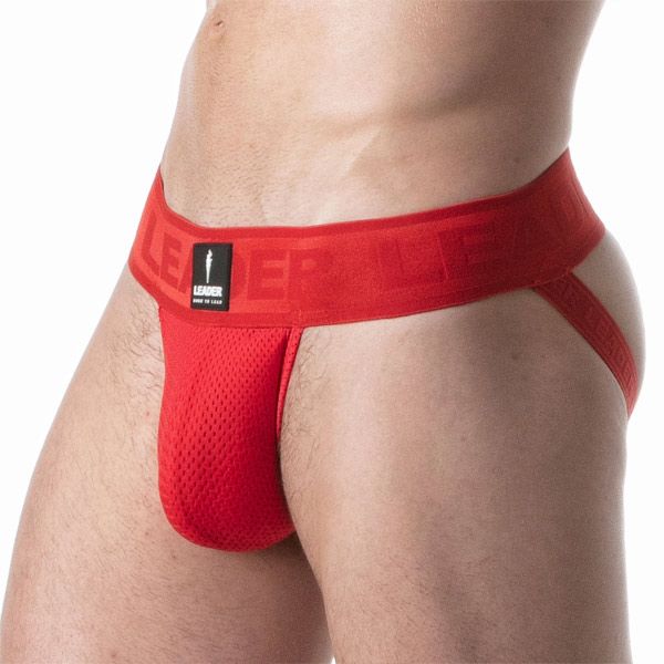 Leader Sports Mesh Jockstrap | Red