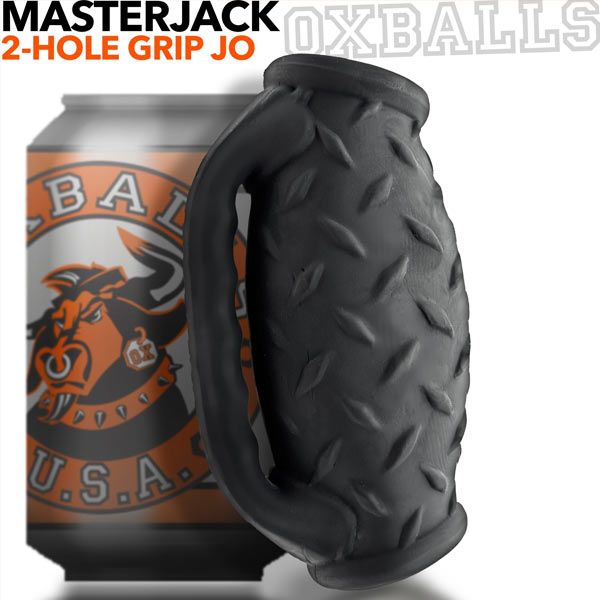 Oxballs MASTERJACK Cock Stroker | Black Ice