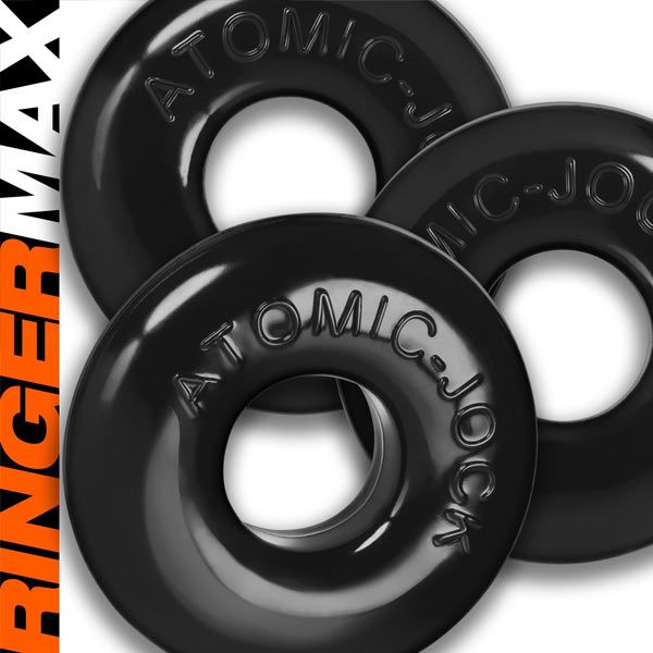 Oxballs RINGER MAX 3-Pack Cockring | Black Ice