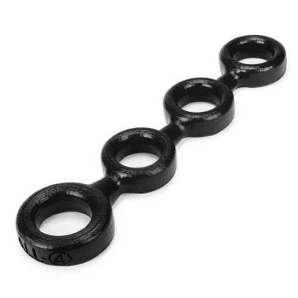 Oxballs 4-BALL Cock/Ball Ring | BLACK