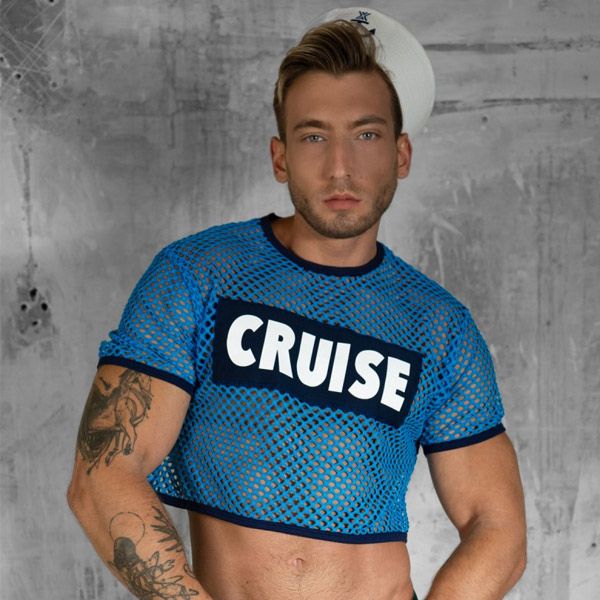 Boxer Barcelona CRUISE Crop Top | Blue