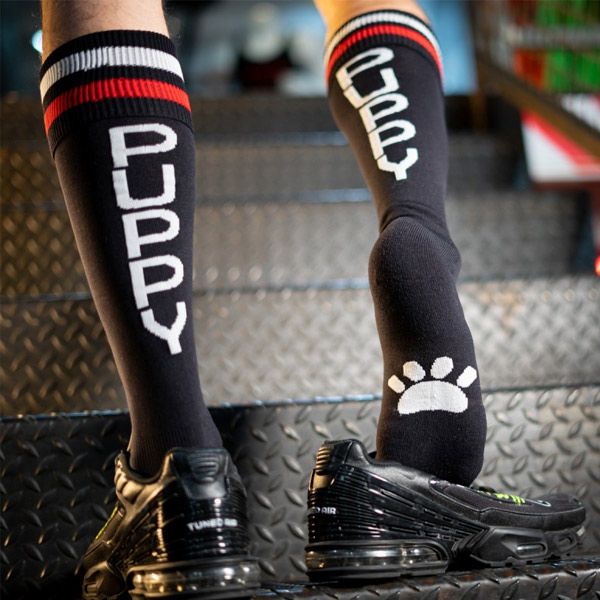 Football Sock PUPPY | Black/Red/White