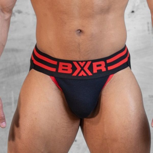 Boxer Barcelona X-Jockstrap Canalé | Black/Red