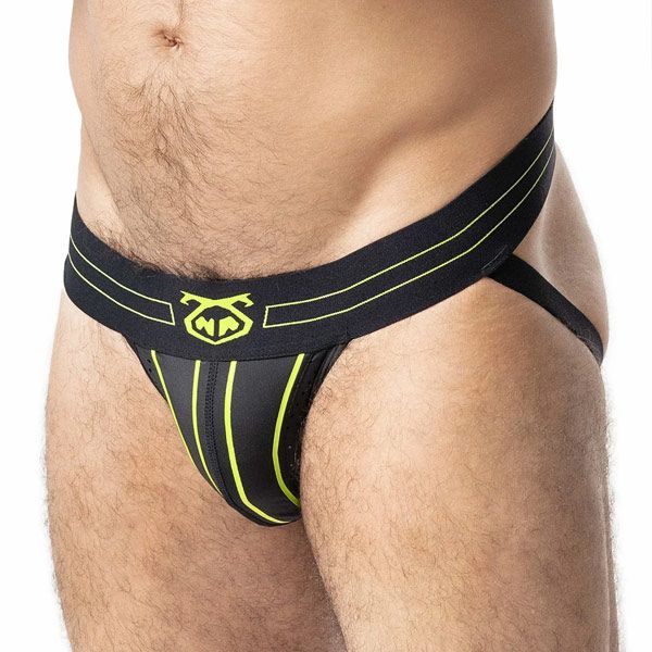 Nasty Pig VOLTAGE Jock Strap | Black/Acid Lime