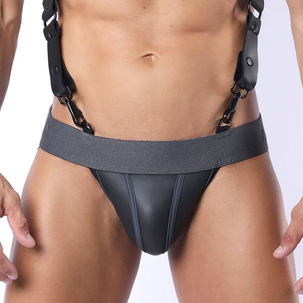Cell Block 13 FASTEN Neoprene Jockstrap | Black