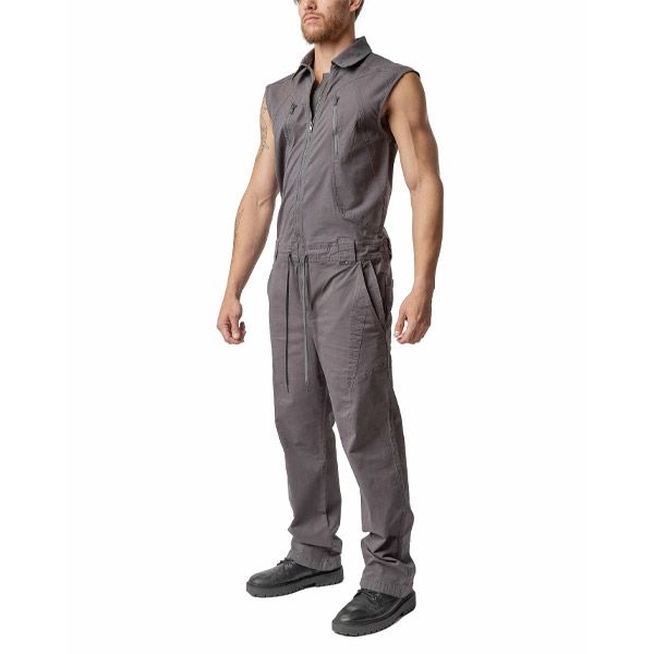 Nasty Pig MECHANIC Sleeveless Coverall | Charcoal Grey