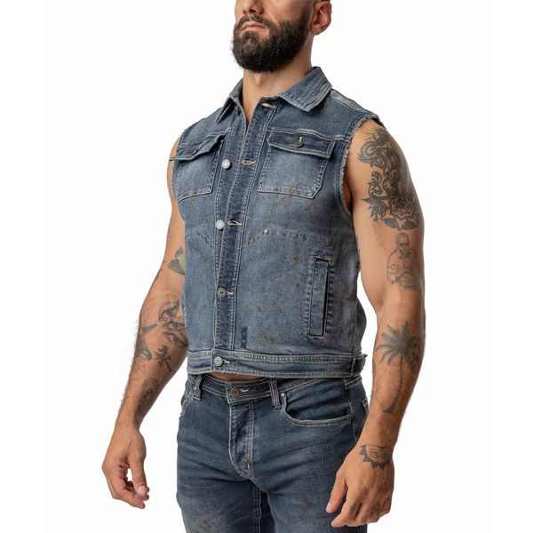 Nasty Pig XXX Vest | Distressed Indigo