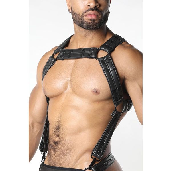 Cell Block 13 Dungeon Neoprene Harness | Black