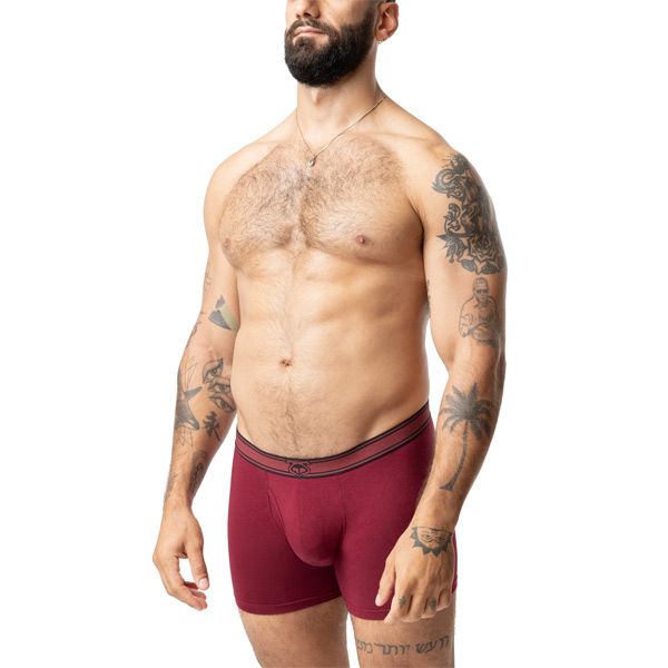 Nasty Pig CORE Boxer Brief | Dark Cardinal/Black