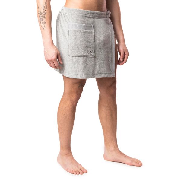 Nasty Pig BATHHOUSE Towel Wrap | Lt. Heather Grey