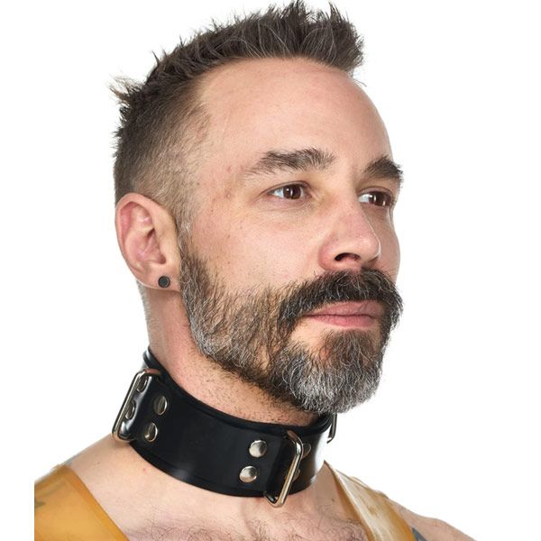 Vilain Garçon Heavy Rubber Dog Collar | Medium