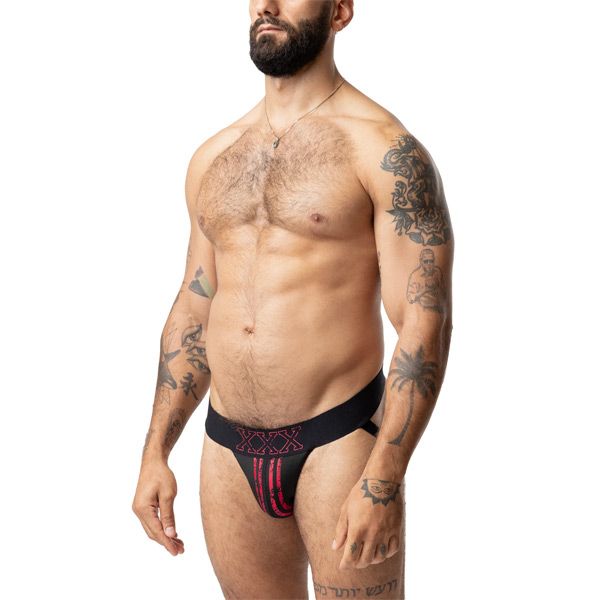 Nasty Pig XXX Jock Strap | Black/Red