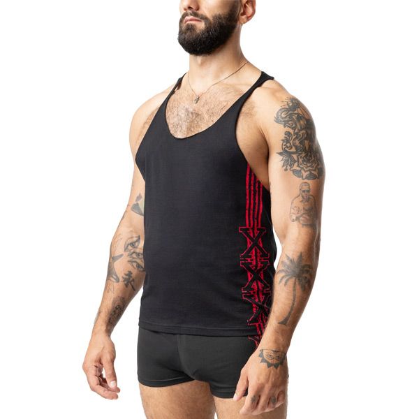 Nasty Pig XXX Skank Tank Top | Black/Red