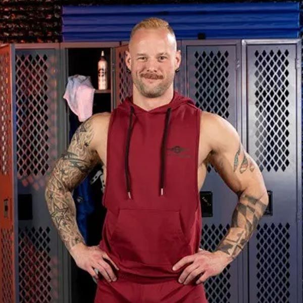 Mr.S Leather Gym Class 2.0 Hoodie | Burgundy