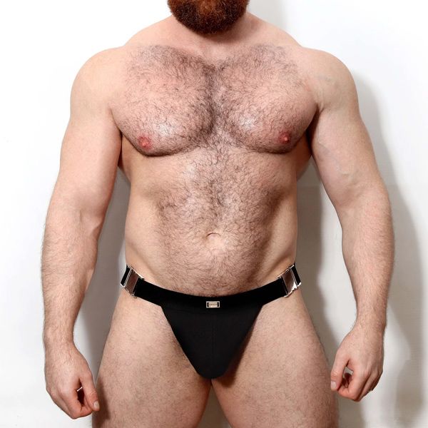 Dark Room Chrome Jockstrap | Silver Hardware