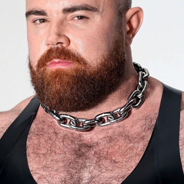 Dark Room Titan Sleek Power Choker | Steel