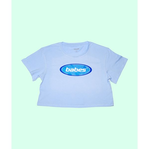 BABES CROP Tee | Blue