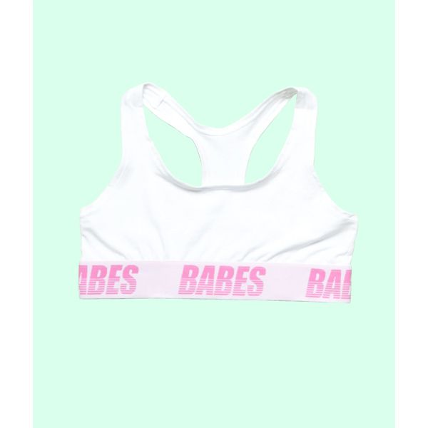BABES BRA | White/Pink