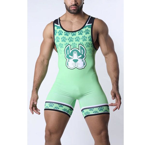 Cell Block 13 Muzzle Up Singlet | Green