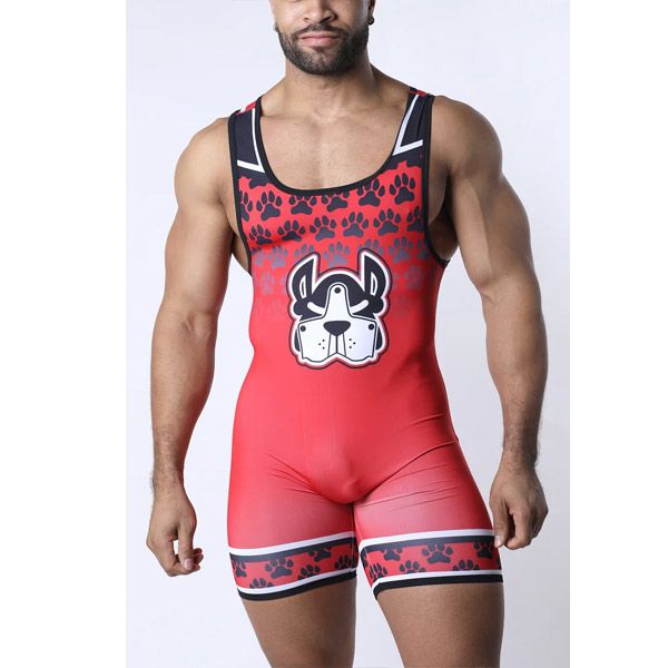 Cell Block 13 Muzzle Up Singlet | Red
