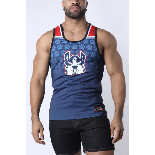 Cell Block 13 Muzzle Up Tank Top | Blue