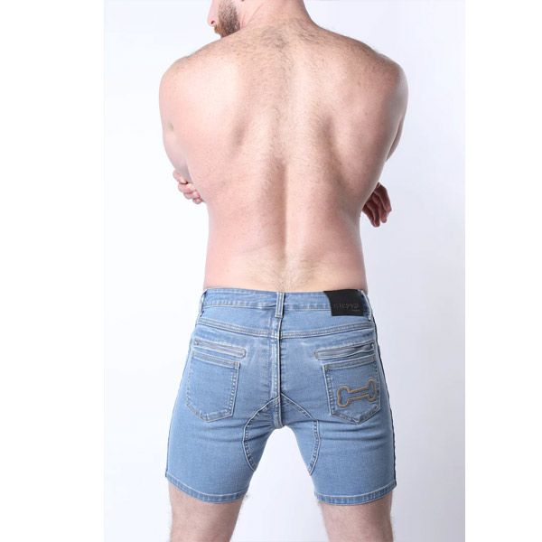 Cell Block 13 Muzzle Up Denim Short | Light Blue