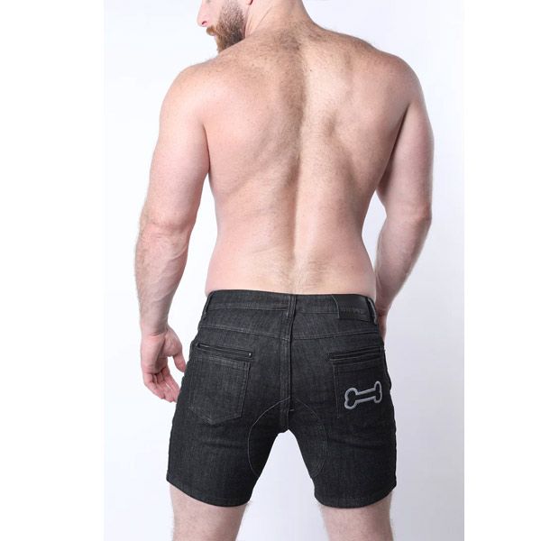 Cell Block 13 Muzzle Up Denim Short | Black