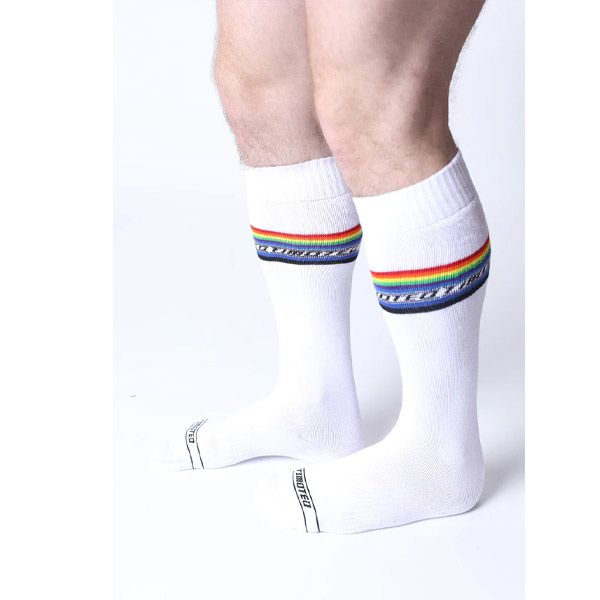 Timoteo Pride Socks | White