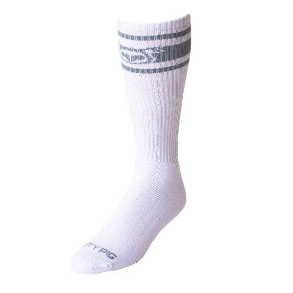 Nasty Pig Hook'd Up Sport Sock | White/Grey