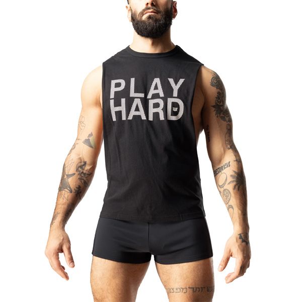 Nasty Pig PLAY  HARD Shredder Tank Top | Black