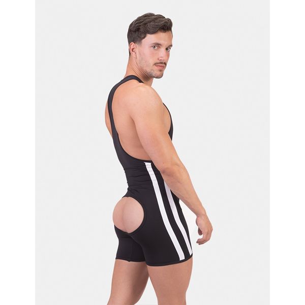 Barcode Berlin DASTIN Backless Singlet | Black/White