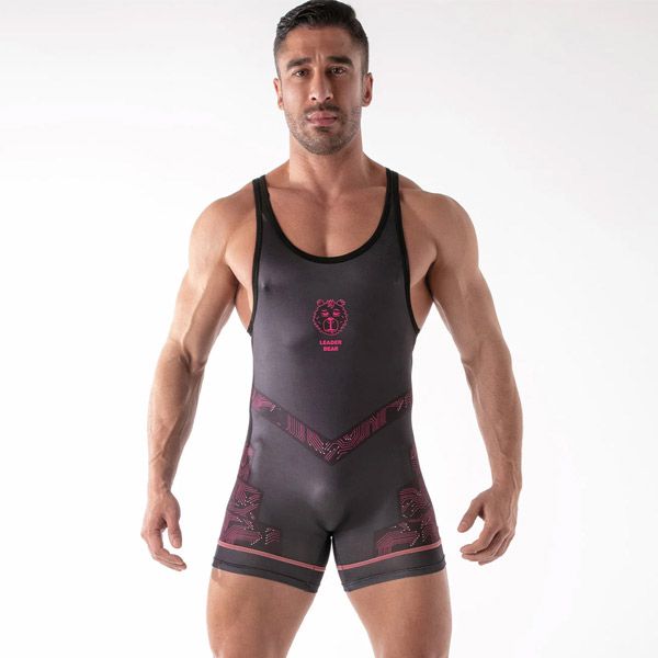 Leader ID Party Singlet - BEAR | Black