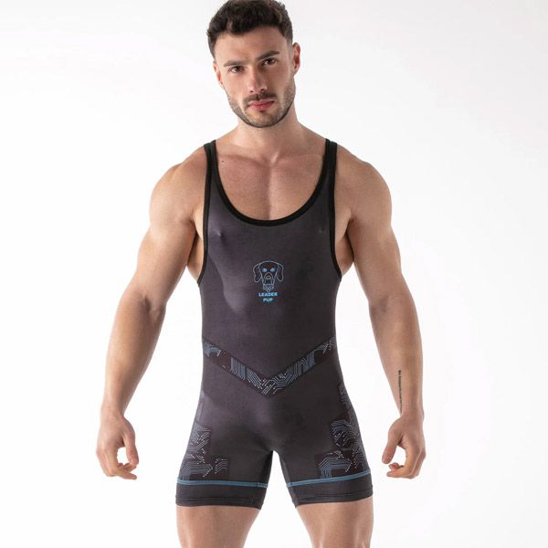 Leader ID Party Singlet - PUP | Black