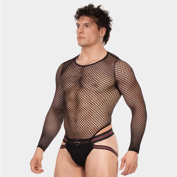Barcode Berlin Fishnet Body Combo | Black
