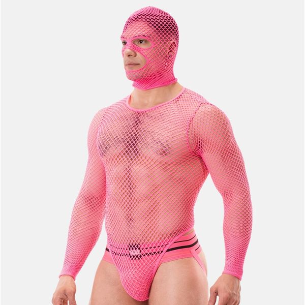 Barcode Berlin Fishnet Body Combo | Pink