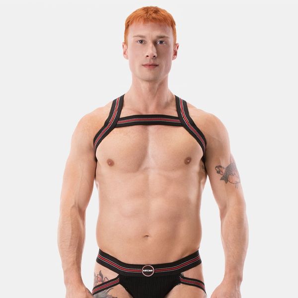 Barcode Berlin Hapero Harness | Black/White/Red