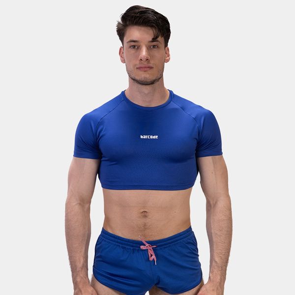 Barcode Berlin Talon Crop Top | Royal
