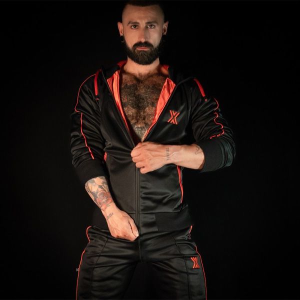 Boxer Barcelona X-Class Berlin 10 Track Top | Black/Red