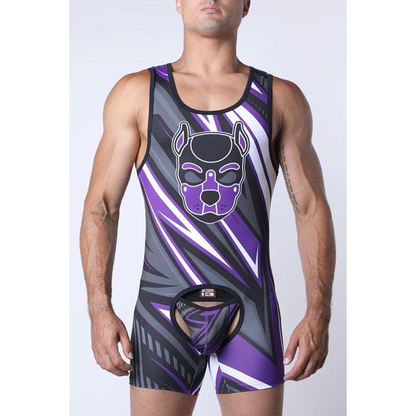 Cell Block 13 Kennel Club Lightning Singlet | Purple
