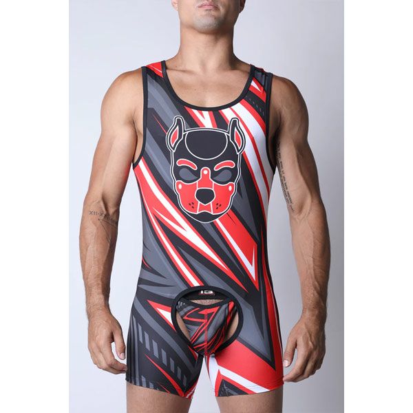 Cell Block 13 Kennel Club Lightning Singlet | Red