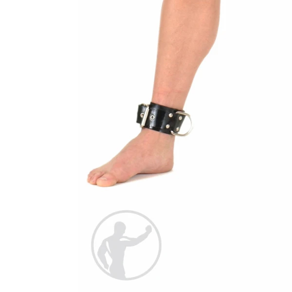 Invincible Rubber Rubber Premium Ankle Restraints | Black