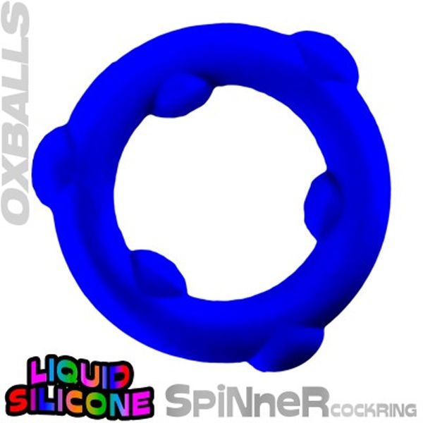 Oxballs SPINNER Silicone Cockring | Glacier Blue