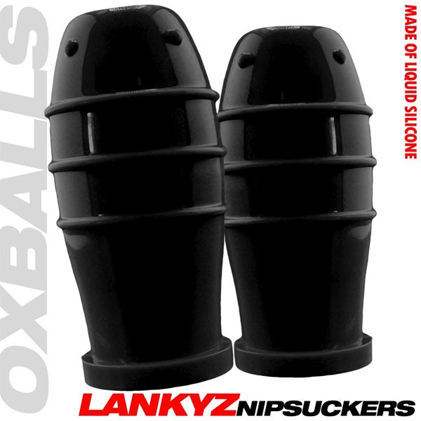 Oxballs LANKYZ NipSuckers | Black Silicone