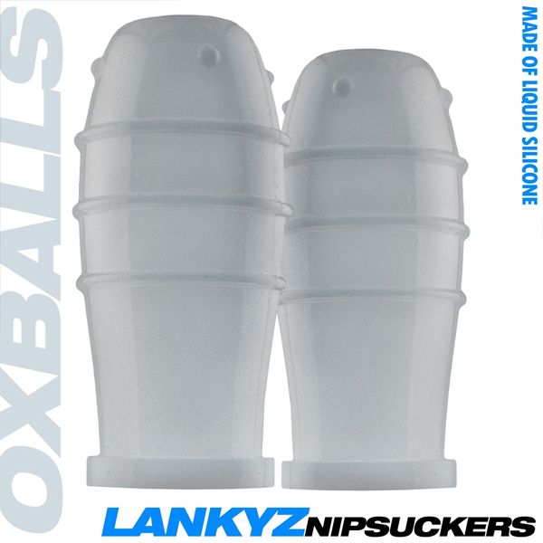 Oxballs LANKYZ NipSuckers | Clear Silicone
