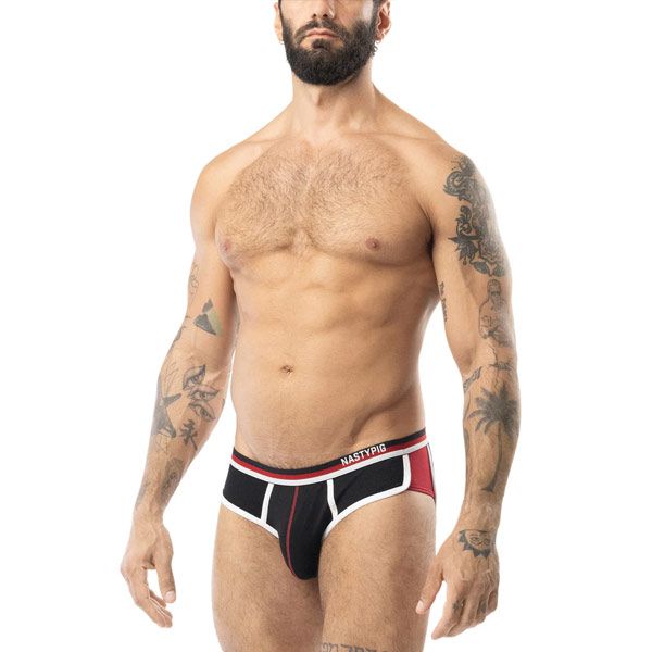 Nasty Pig Lift Club Classic Brief | Black/Red
