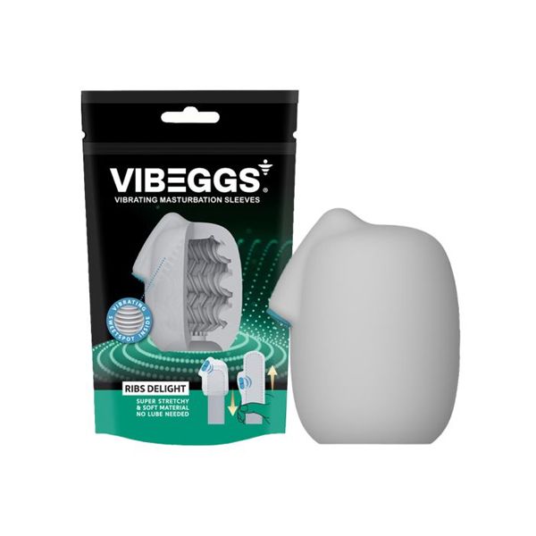 VIBEGGS - Ribs Delight - Vibrating Masturbation Sleeve