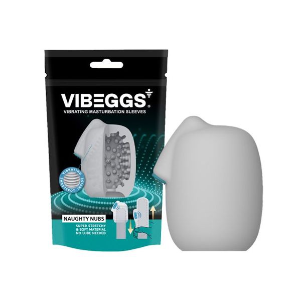 VIBEGGS - Naughty Nubs - Vibrating Masturbation Sleeve