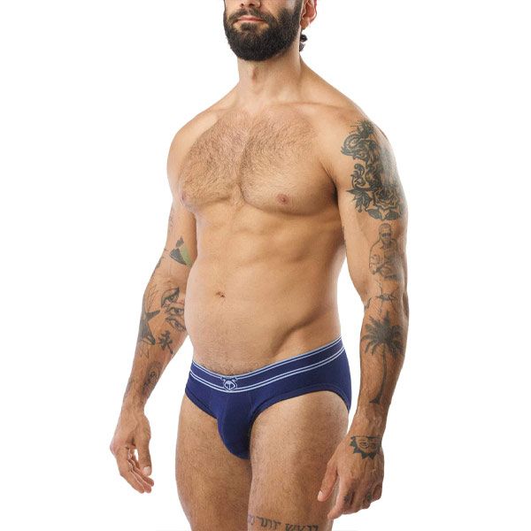 Nasty Pig Core Bikini Brief | Midnight Navy/Perry Blue