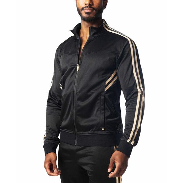 Nasty Pig Warm Up Track Jacket | Black/Champagne
