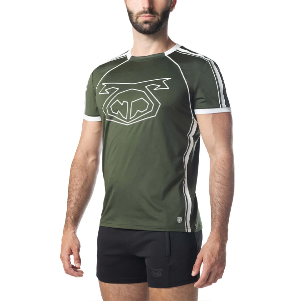 Nasty Pig Goalkeeper Shirt | Army Green/White